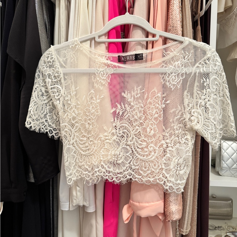 Rehab Lace Crop Top